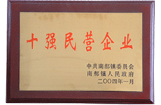 昌樂縣南郝鎮(zhèn)十強(qiáng)民營企業(yè)